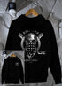Ride Rich Chrome And Bones Motorcycle Hoodie